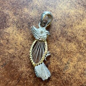 Parrot necklace pendant